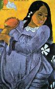 Paul Gauguin Woman with Mango oil